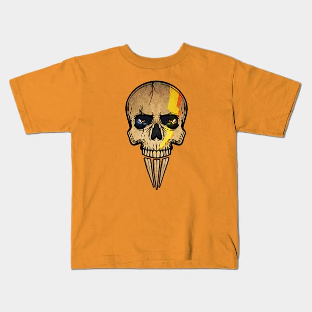 Skull Death Squad Kids T-Shirt by 66designer99